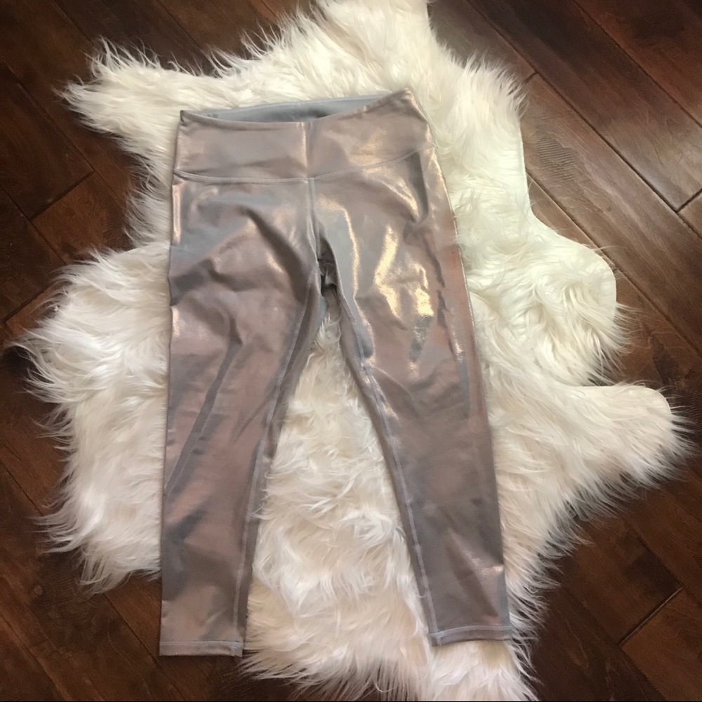 Fun High Waist Shine Workout Pants!